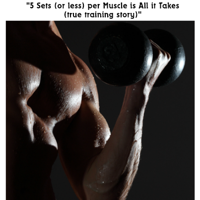 5 sets per muscle group